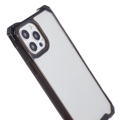 For iPhone 12 Pro Max Clear Phone Case TPU+Acrylic Anti-Scratch Cover