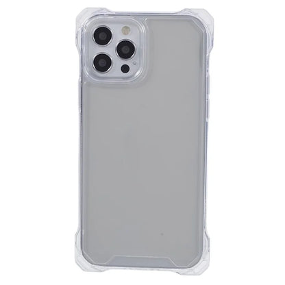 For iPhone 12 Pro Max Clear Phone Case TPU+Acrylic Anti-Scratch Cover