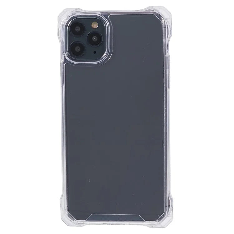 For iPhone 11 Pro Max Case TPU+Acrylic Drop-proof Clear Phone Cover
