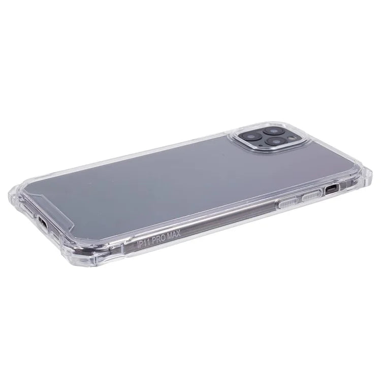 For iPhone 11 Pro Max Case TPU+Acrylic Drop-proof Clear Phone Cover