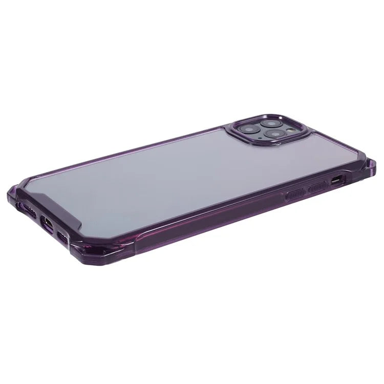 For iPhone 11 Pro Clear Case TPU Frame Acrylic Back Phone Cover