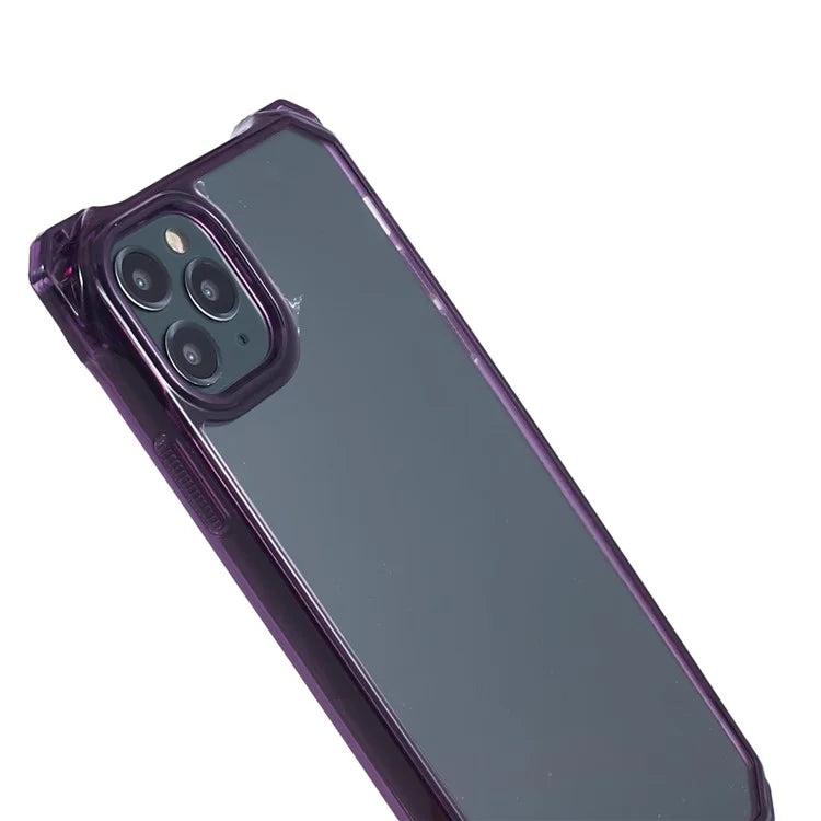 For iPhone 11 Pro Clear Case TPU Frame Acrylic Back Phone Cover
