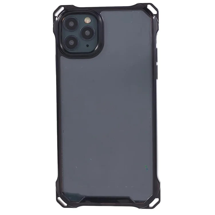 For iPhone 11 Pro Clear Case TPU Frame Acrylic Back Phone Cover