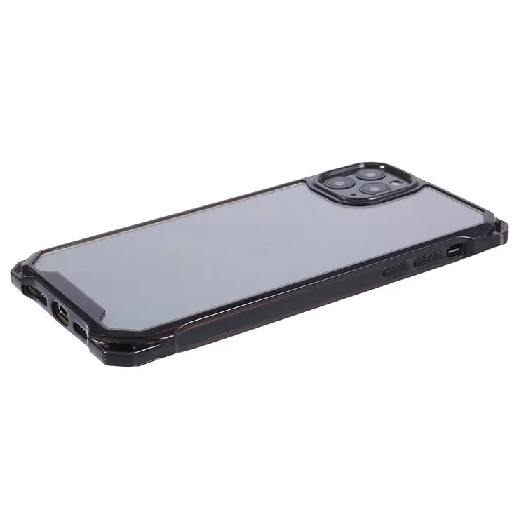 For iPhone 11 Pro Clear Case TPU Frame Acrylic Back Phone Cover