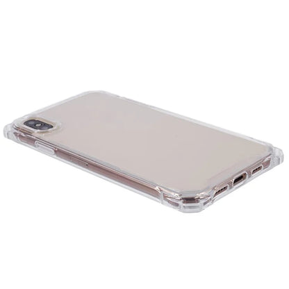 For iPhone XS Max Case TPU Frame Clear Acrylic Back Phone Cover