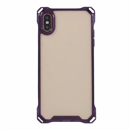 For iPhone X / XS 5.8 inch Cell Phone Case Scratch-resistant TPU+Acrylic Cover (Big Rear Lens Hole)