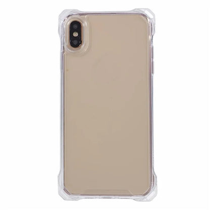 For iPhone X / XS 5.8 inch Cell Phone Case Scratch-resistant TPU+Acrylic Cover (Big Rear Lens Hole)