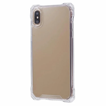 For iPhone X / XS 5.8 inch Cell Phone Case Scratch-resistant TPU+Acrylic Cover (Big Rear Lens Hole)