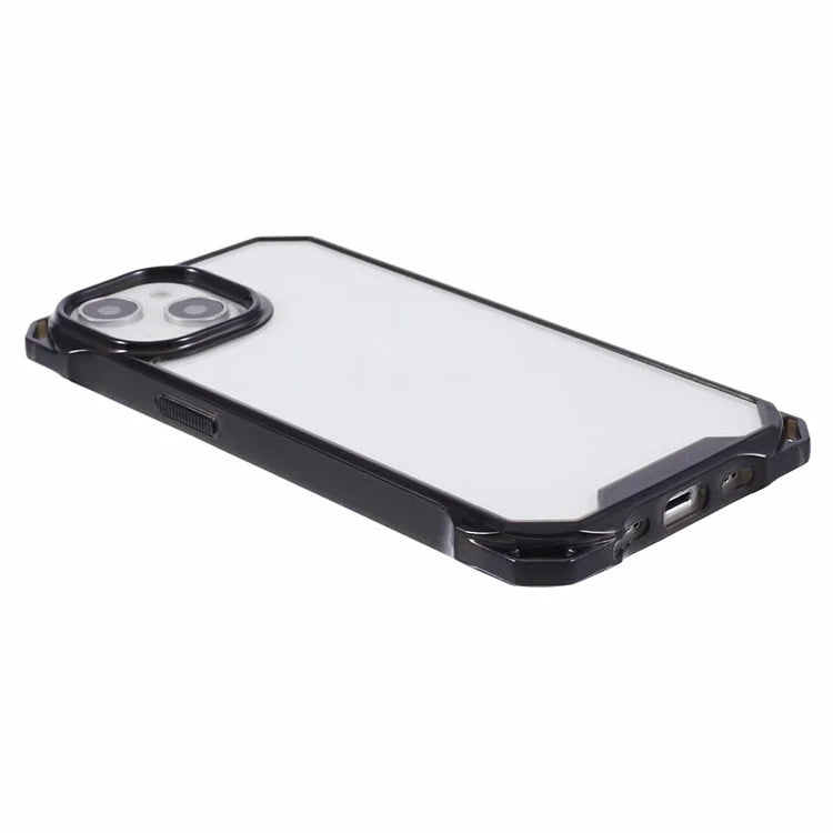 For iPhone 15 Plus Case Shockproof TPU+Acrylic Slim Phone Case