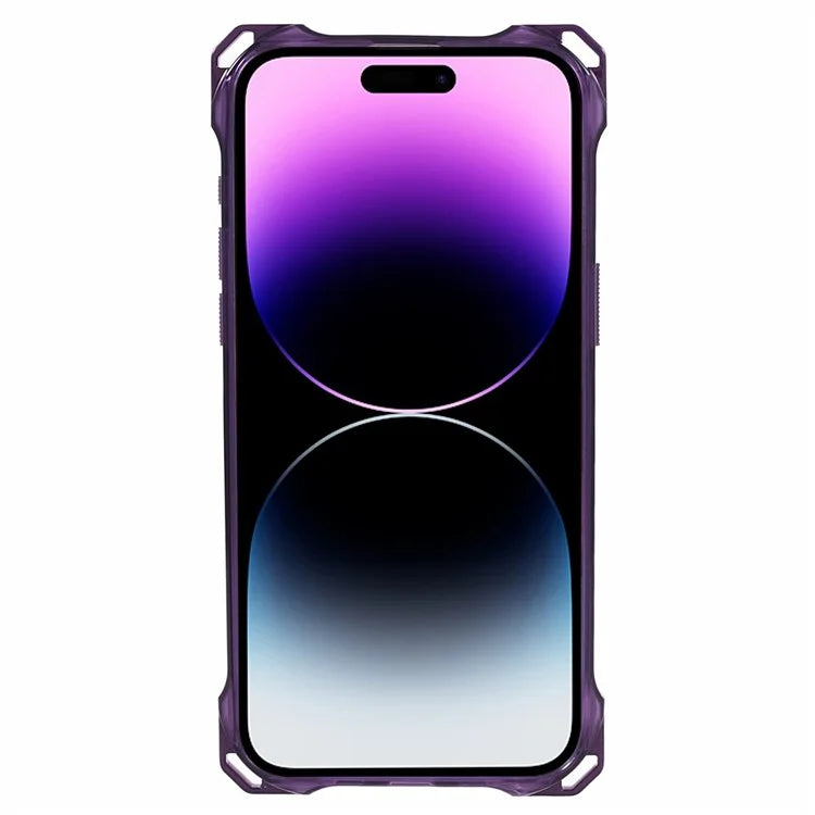 For iPhone 14 Pro Clear Phone Case TPU+Acrylic Anti-Scratch Cover