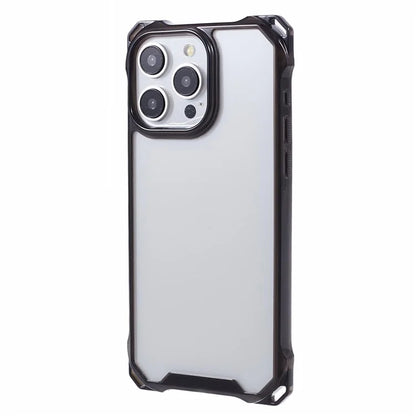 For iPhone 15 Pro Max Phone Case 4 Corner Shock Absorption Cover Black