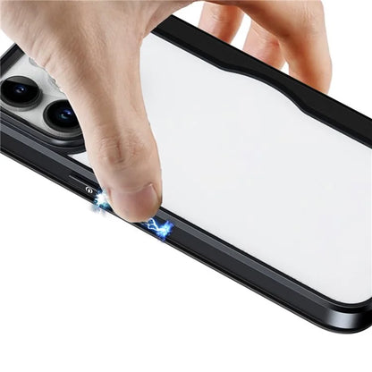 For iPhone 14 Pro Cell Phone Cases TPU+Acrylic+PU RFID Blocking Card Holder Cover