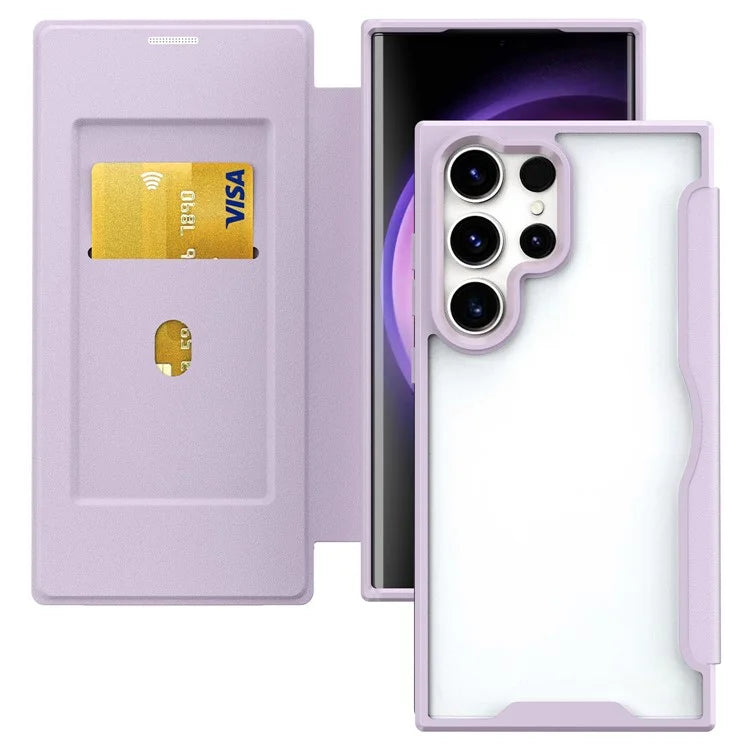 For Samsung Galaxy S24 Ultra Case RFID Blocking Card Slot Cell Phone Protector