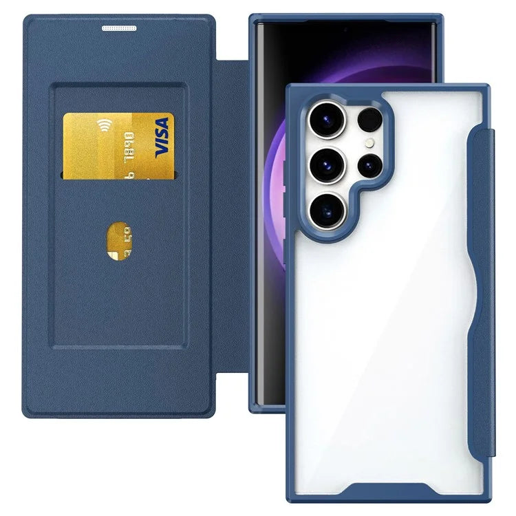 For Samsung Galaxy S24 Ultra Case RFID Blocking Card Slot Cell Phone Protector