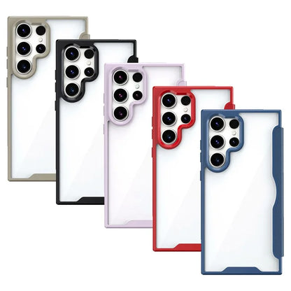 For Samsung Galaxy S24 Ultra Case RFID Blocking Card Slot Cell Phone Protector