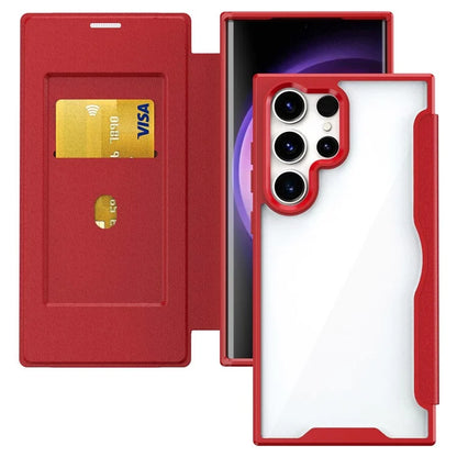 For Samsung Galaxy S24 Ultra Case RFID Blocking Card Slot Cell Phone Protector
