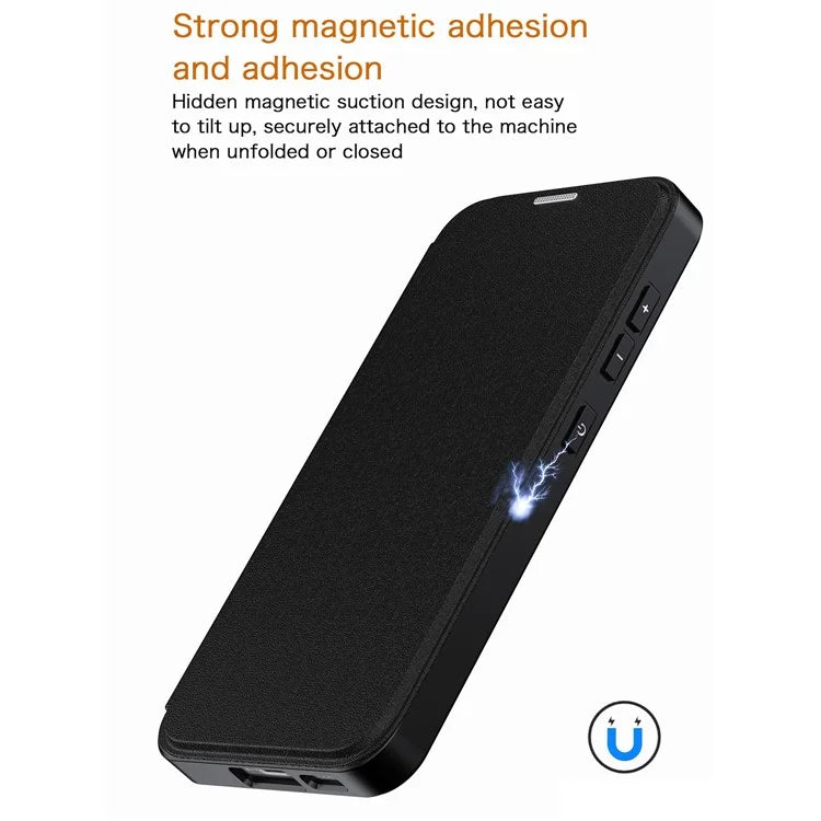 For Samsung Galaxy S23 Cell Phone Cases Leather+TPU+Acrylic Card Slot Protective Shell