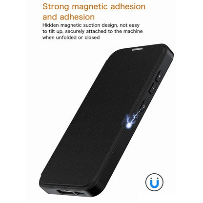 For Samsung Galaxy S23 Cell Phone Cases Leather+TPU+Acrylic Card Slot Protective Shell