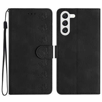 For Samsung Galaxy S24 Case Anti-Scratch Phone Shell Imprinted Leather Wallet Stand Cover