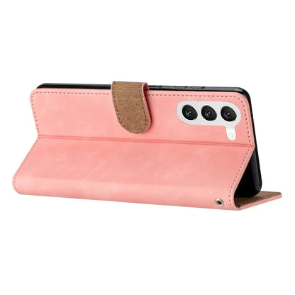 For Samsung Galaxy S24 Case Anti-Scratch Phone Shell Imprinted Leather Wallet Stand Cover