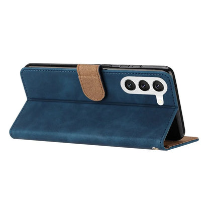 For Samsung Galaxy S24 Case Anti-Scratch Phone Shell Imprinted Leather Wallet Stand Cover
