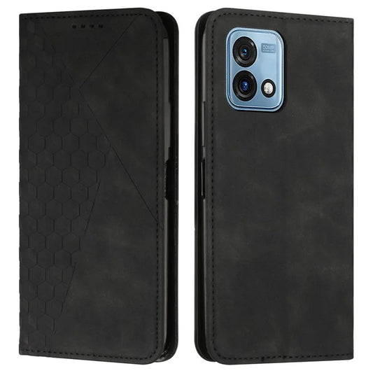For Motorola Moto G Stylus (2023) Case Imprinted Pattern Stand Skin-touch Wallet Leather Phone Cover