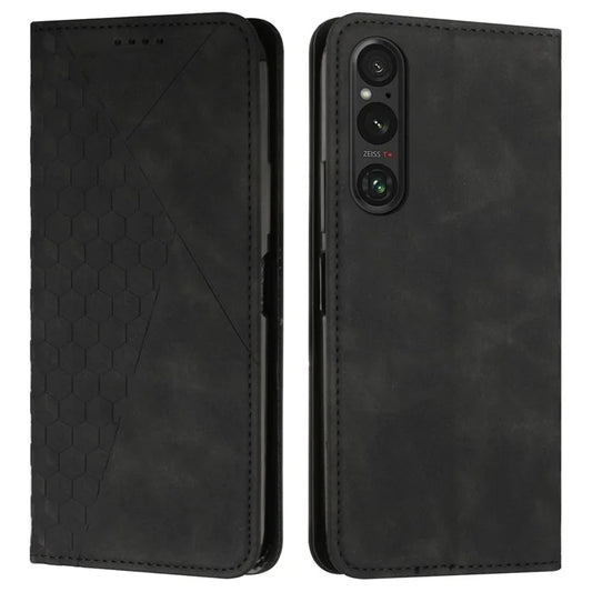 For Sony Xperia 1 V Case Imprinted Pattern Wallet Stand Cover Wholesale Phone Cases