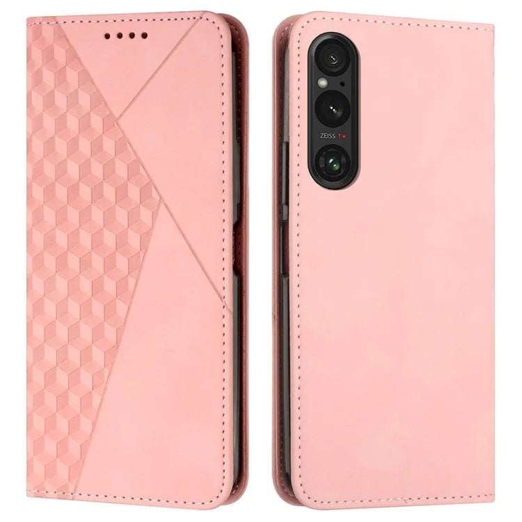 For Sony Xperia 1 V Case Imprinted Pattern Wallet Stand Cover Wholesale Phone Cases