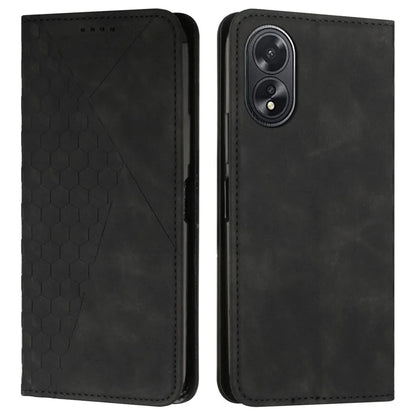 Skin-touch Feeling Case for Oppo A38 4G / A18 4G Magnetic Leather Shell Stand Wallet Phone Cover