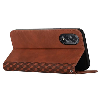 Skin-touch Feeling Case for Oppo A38 4G / A18 4G Magnetic Leather Shell Stand Wallet Phone Cover