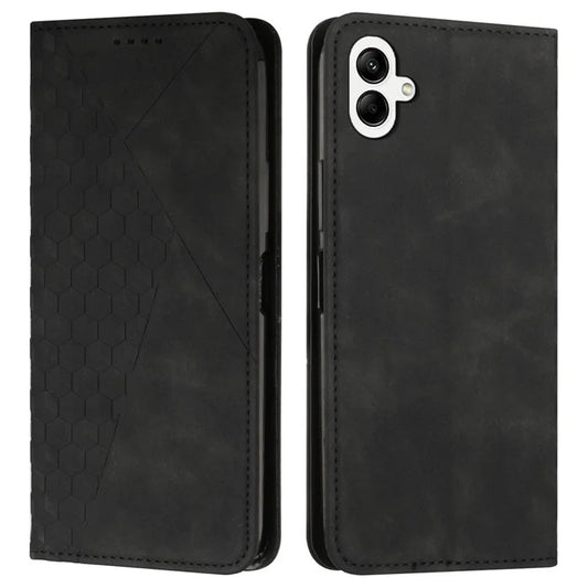For Samsung Galaxy A05 4G Case Imprinted Pattern Stand Phone Shell Skin-touch Wallet Leather Cover