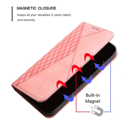 For Samsung Galaxy A05 4G Case Imprinted Pattern Stand Phone Shell Skin-touch Wallet Leather Cover