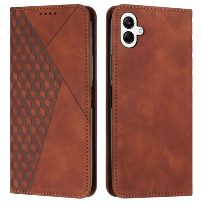 For Samsung Galaxy A05 4G Case Imprinted Pattern Stand Phone Shell Skin-touch Wallet Leather Cover