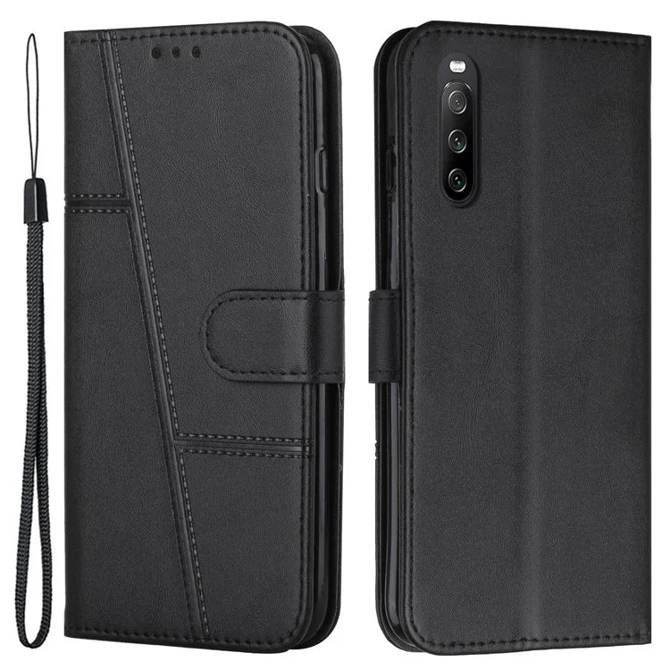 For Sony Xperia 10 V Leather Case Wallet Stand Protective Phone Cover