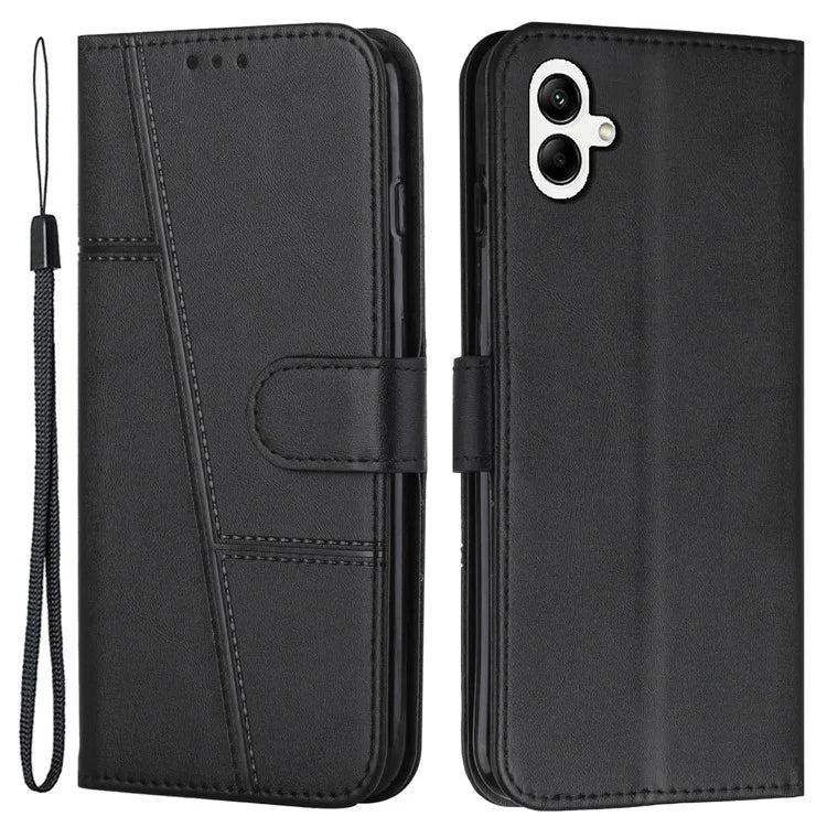 For Samsung Galaxy A05 4G Leather Case Magnetic Clasp Wallet Flip Phone Cover
