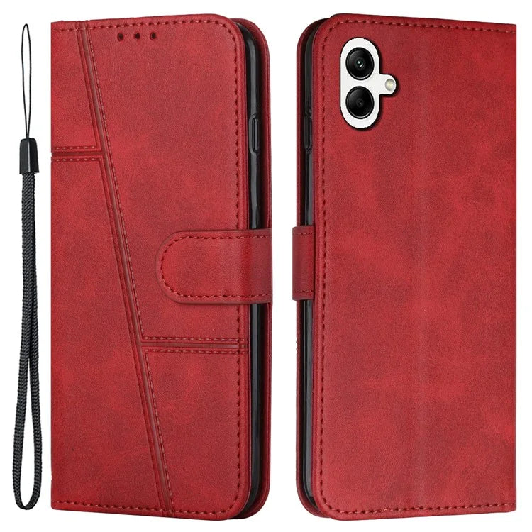 For Samsung Galaxy A05 4G Leather Case Magnetic Clasp Wallet Flip Phone Cover