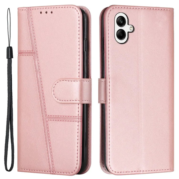 For Samsung Galaxy A05 4G Leather Case Magnetic Clasp Wallet Flip Phone Cover