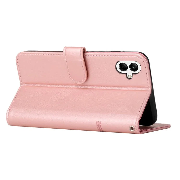 For Samsung Galaxy A05 4G Leather Case Magnetic Clasp Wallet Flip Phone Cover