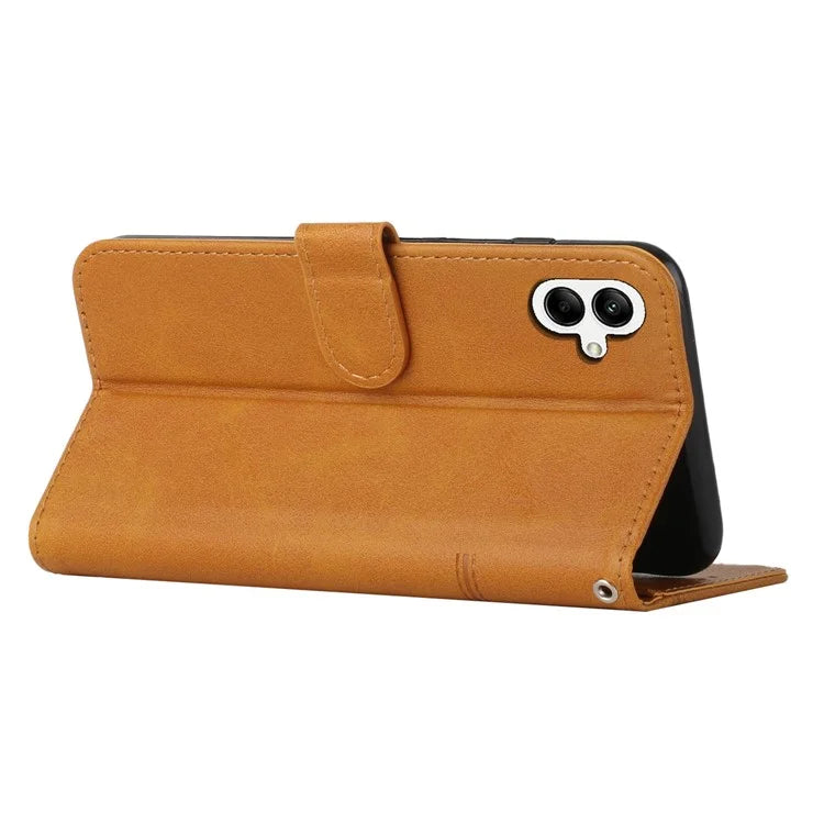For Samsung Galaxy A05 4G Leather Case Magnetic Clasp Wallet Flip Phone Cover