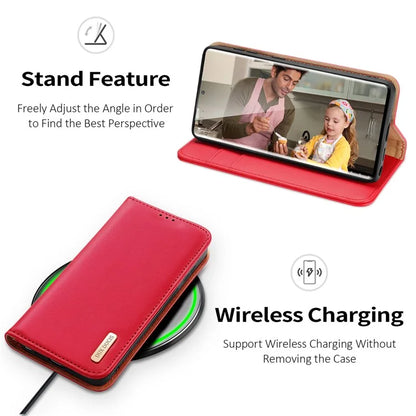 DUX DUCIS Hivo Series for Samsung Galaxy S24 Ultra Phone Case Cowhide Leather Wallet Flip Cover