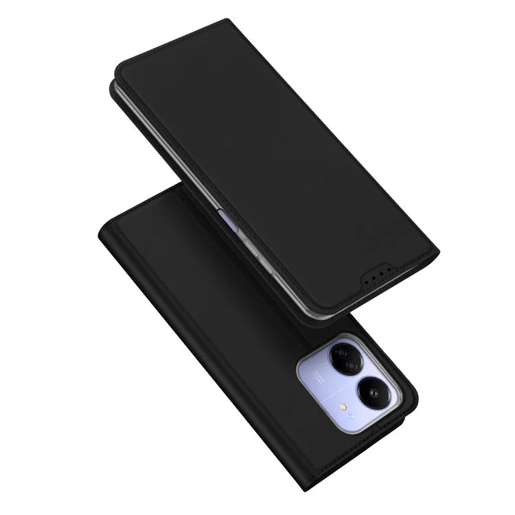 DUX DUCIS Skin Pro Series For Xiaomi Poco M6 5G / Poco C65 4G / Redmi 13C 4G Case Card Holder Leather Cover