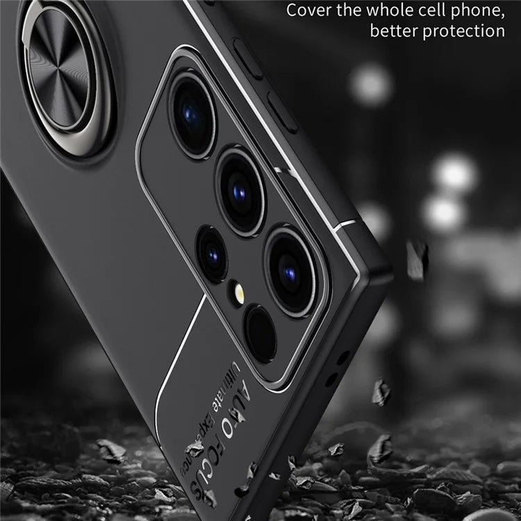 For Samsung Galaxy S24 Ultra Case Shockproof TPU Kickstand Phone Back Shell