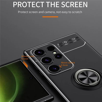 For Samsung Galaxy S24 Ultra Case Shockproof TPU Kickstand Phone Back Shell