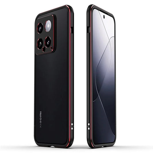 For Xiaomi 14 Case Heat Dissipation Metal Frame Phone Bumper Cover