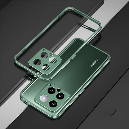 For Xiaomi 14 Case Heat Dissipation Metal Frame Phone Bumper Cover