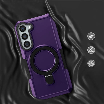 For Samsung Galaxy S23+ Case TPU+PC Ring Kickstand Smartphone Back Shell