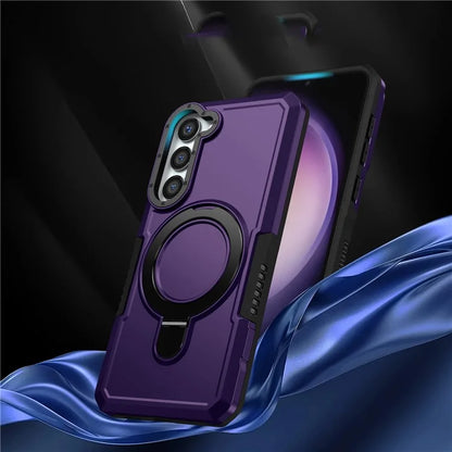 For Samsung Galaxy S23+ Case TPU+PC Ring Kickstand Smartphone Back Shell