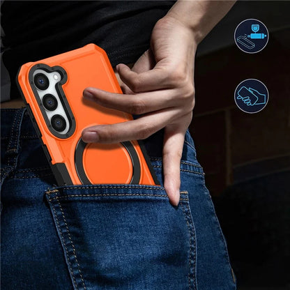 For Samsung Galaxy S23 Case Magnetic Shockproof Kickstand Phone Protector