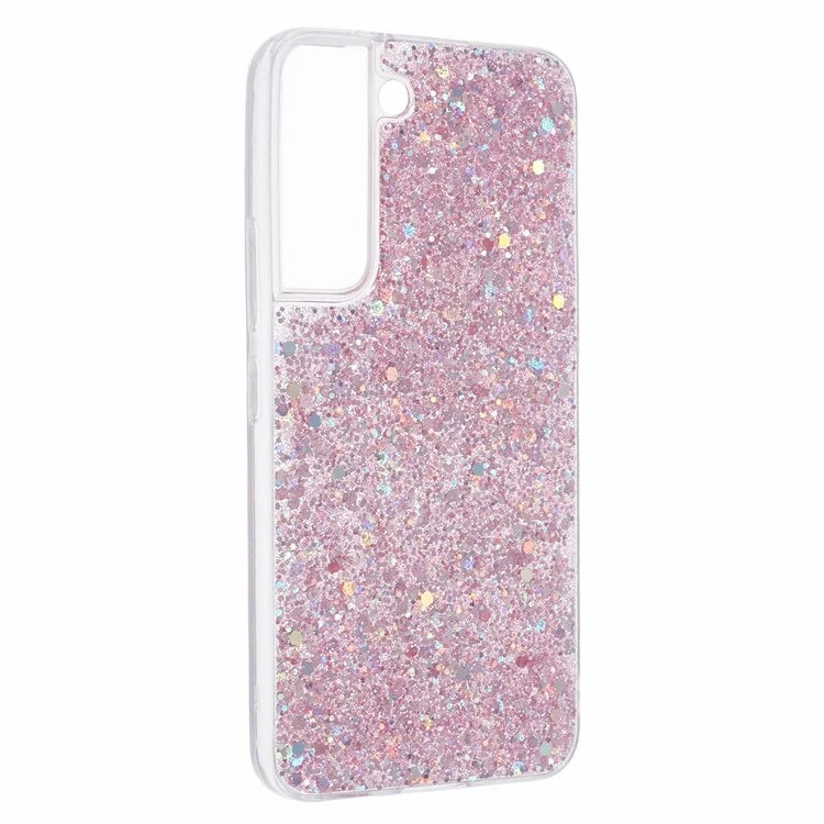 For Samsung Galaxy S22 5G Glitter Case Shiny Sparkle TPU Phone Cover