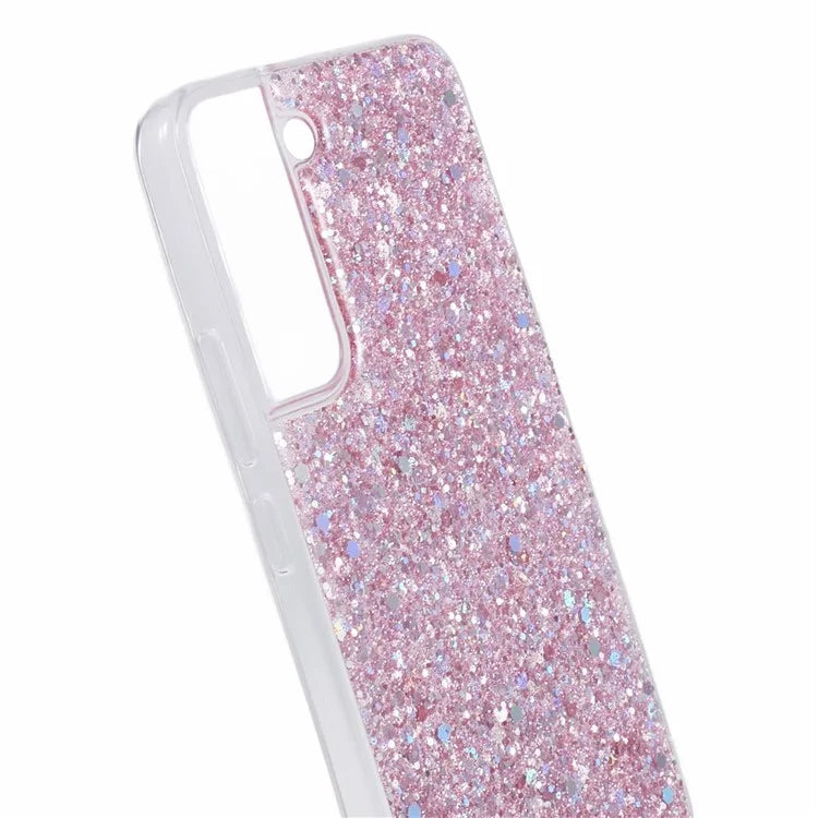 For Samsung Galaxy S22 5G Glitter Case Shiny Sparkle TPU Phone Cover